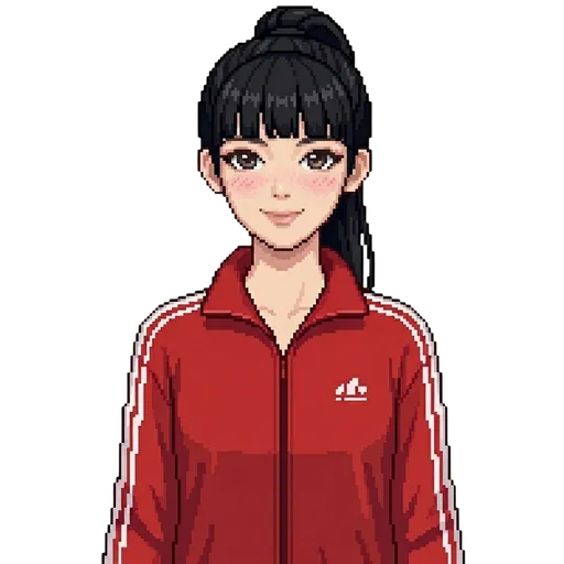 Contoh karakter pixel art